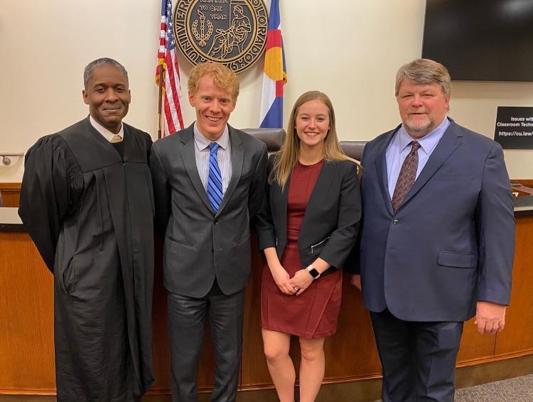 Judge Touissant, Lucas Elek, Marissa Joers, and Michael Thomson