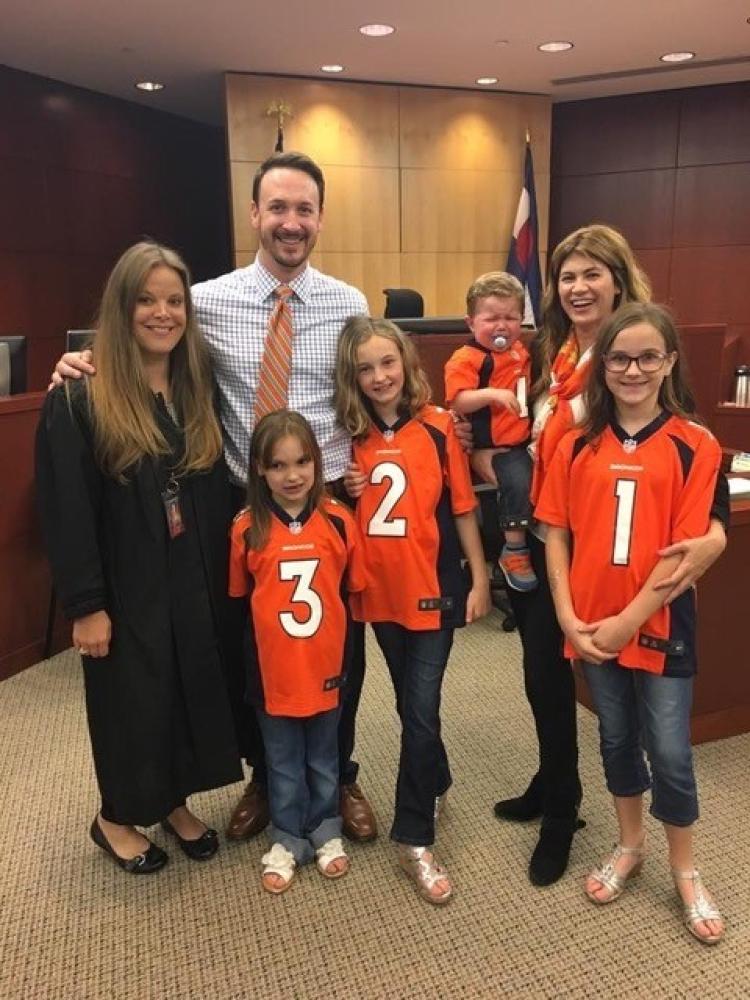 Alisha Taibo Coombe ('09) and family
