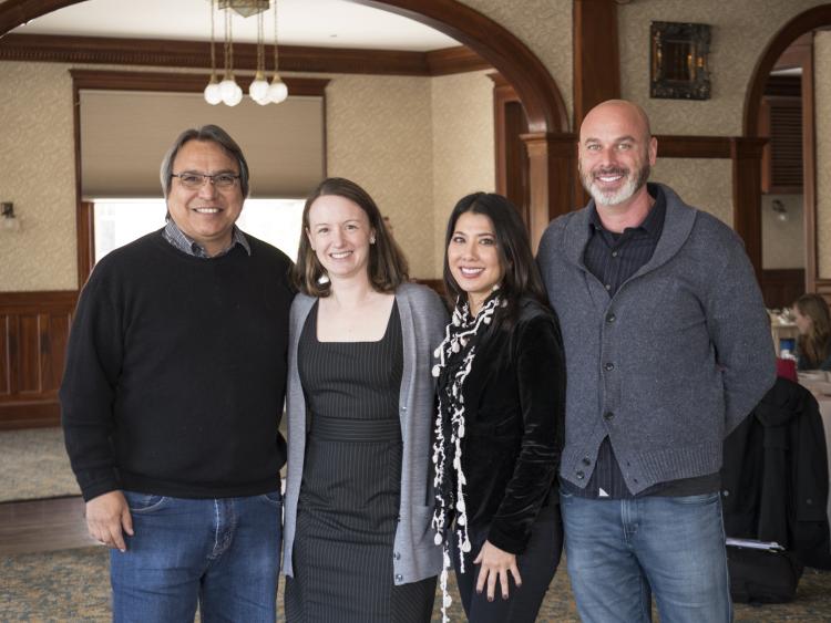 Dean Jim Anaya, Sharon Jacobs, Aya Gruber, Justin Desautels-Stein