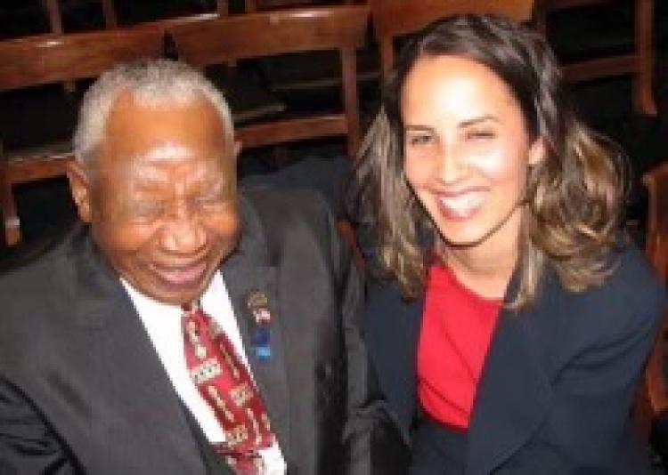 Suzette and her client, Otis Clark