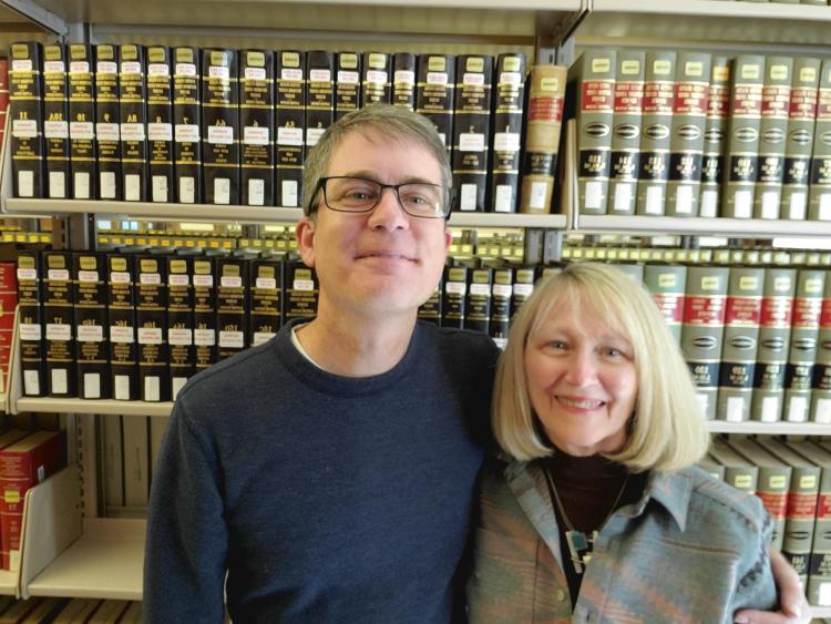 Matt Zafiratos and Jane Thompson
