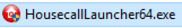 HouseCall downloaded file.