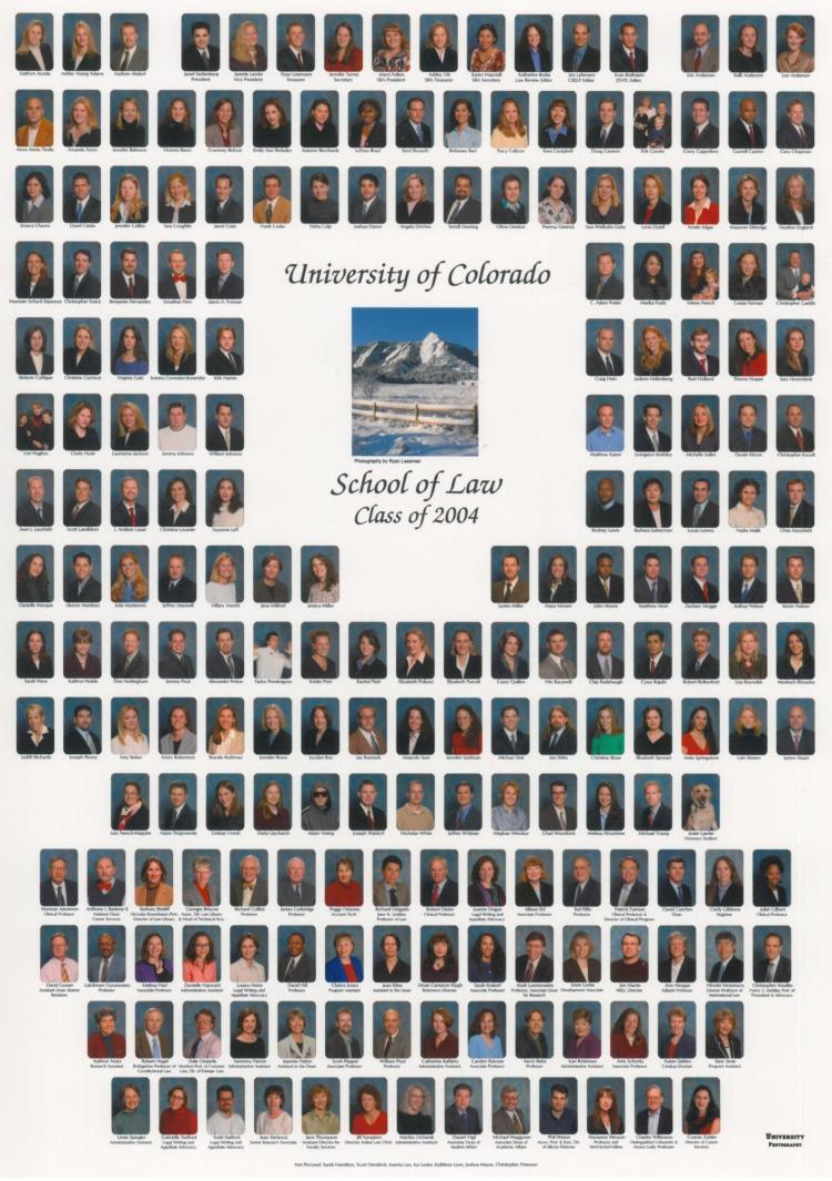 Colorado Law Class of 2004