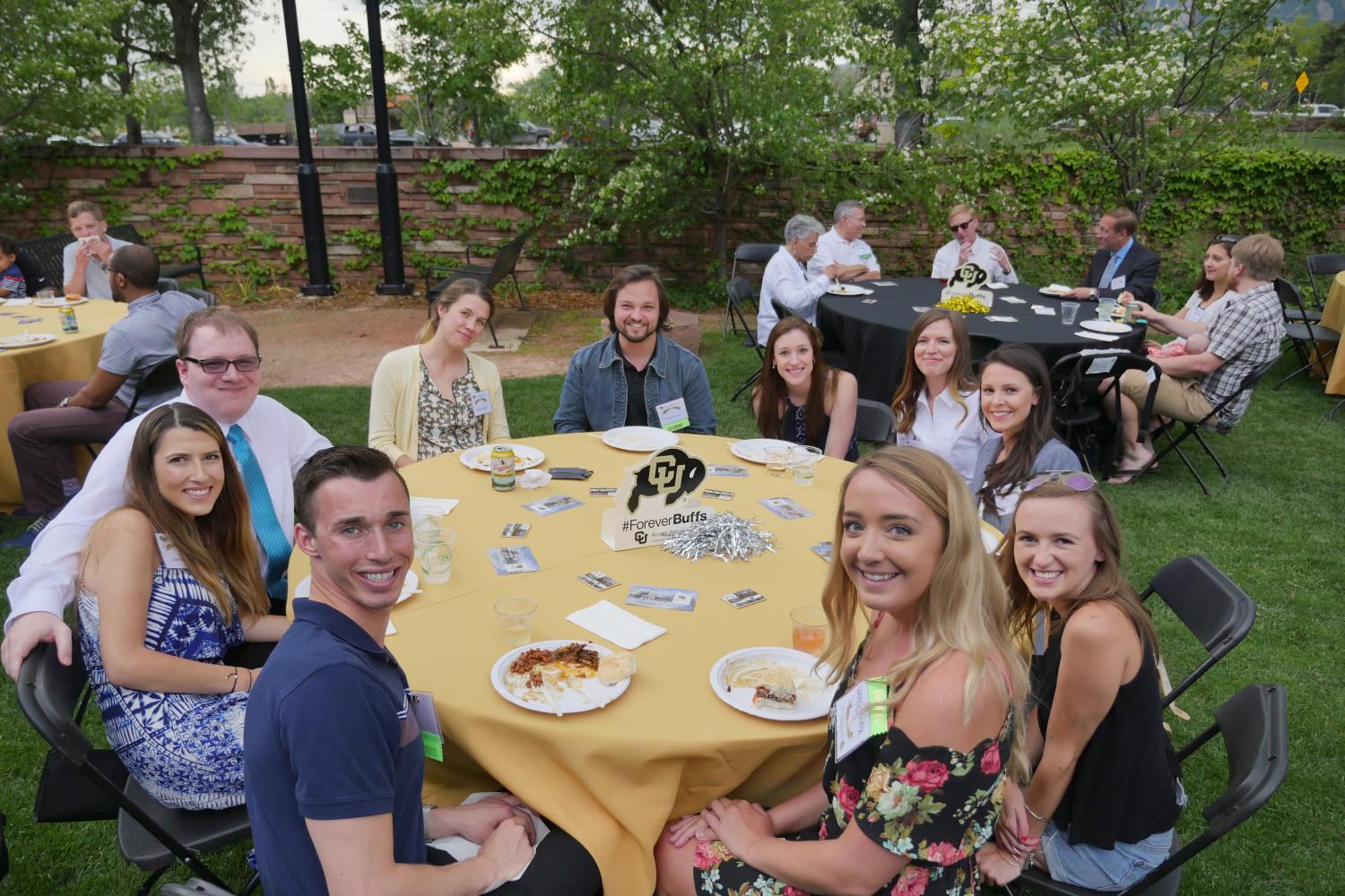 Alumni at a Table