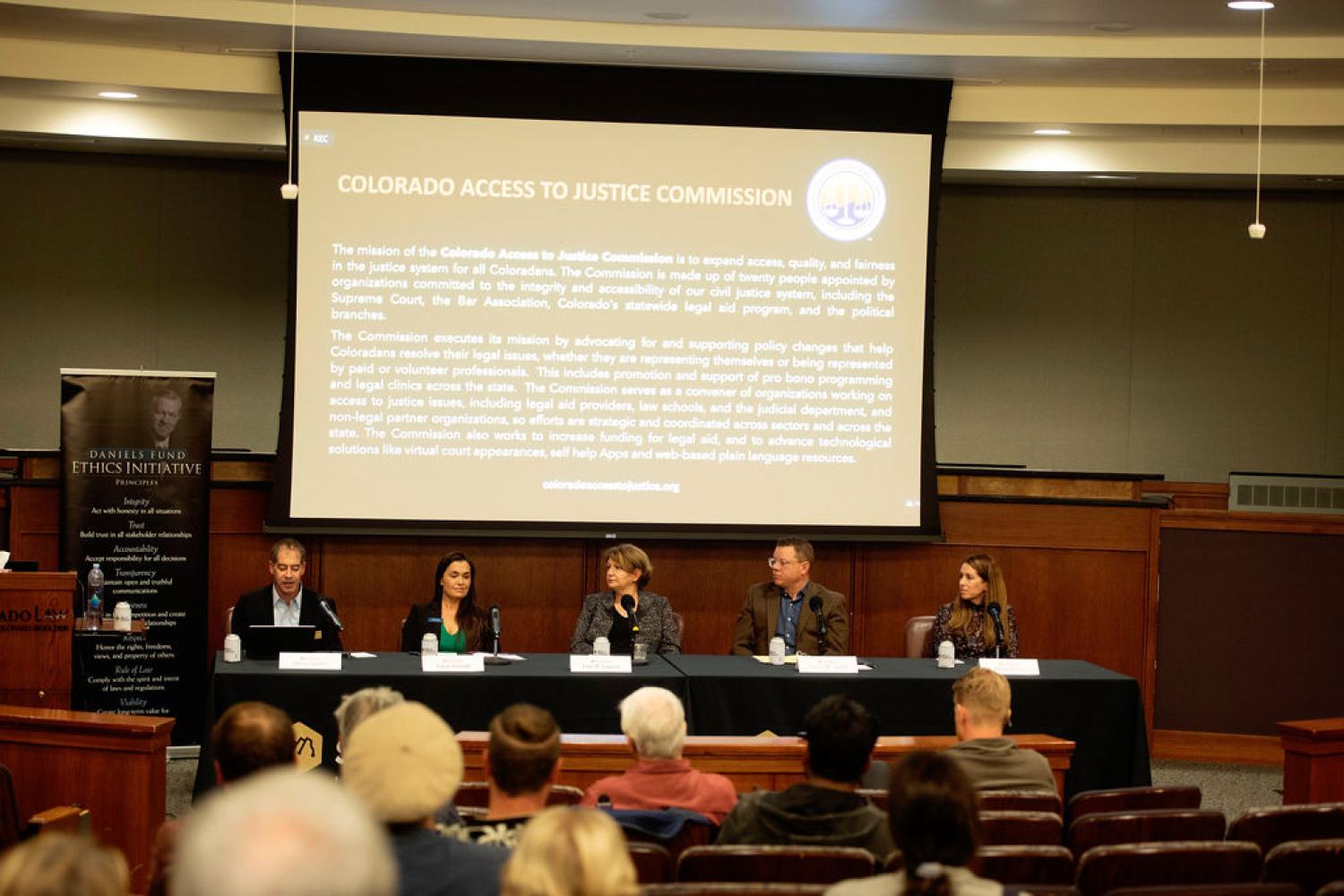 photo of panelists at AI Ethics event October 24, 2023