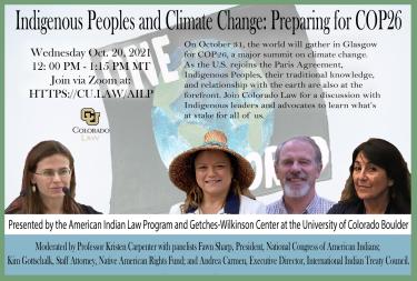 COP26 PANEL FLIER
