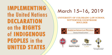 Image of the Save the Date Invitation for the UNDRIP March 2019 Conference