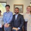 1st Place: Shayan Abtahi (Law), Lucia Jayne (Computer Science), Yamineesh Kanaparthy (Business Analytics) and Sarah Sorenson (Law)
