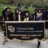 students at commencement 
