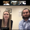 Screenshot of student attorneys working with members of the Southern Ute Indian Tribe on Zoom