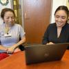 Immigration Clinic student and client