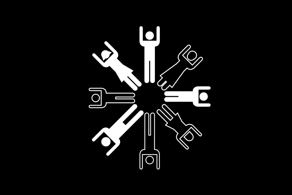 Icon of different people in a circle
