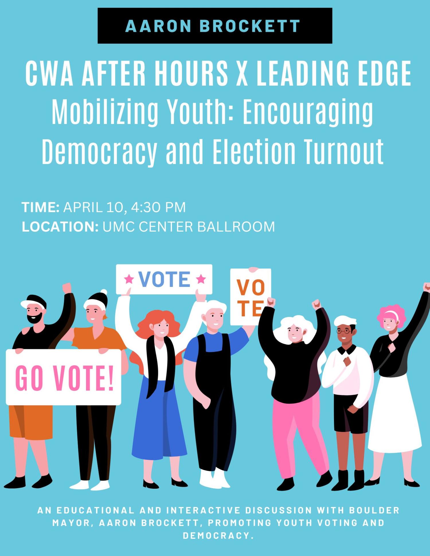 Poster for Mobilizing Youth: Encouraging Democracy and Election Turnout