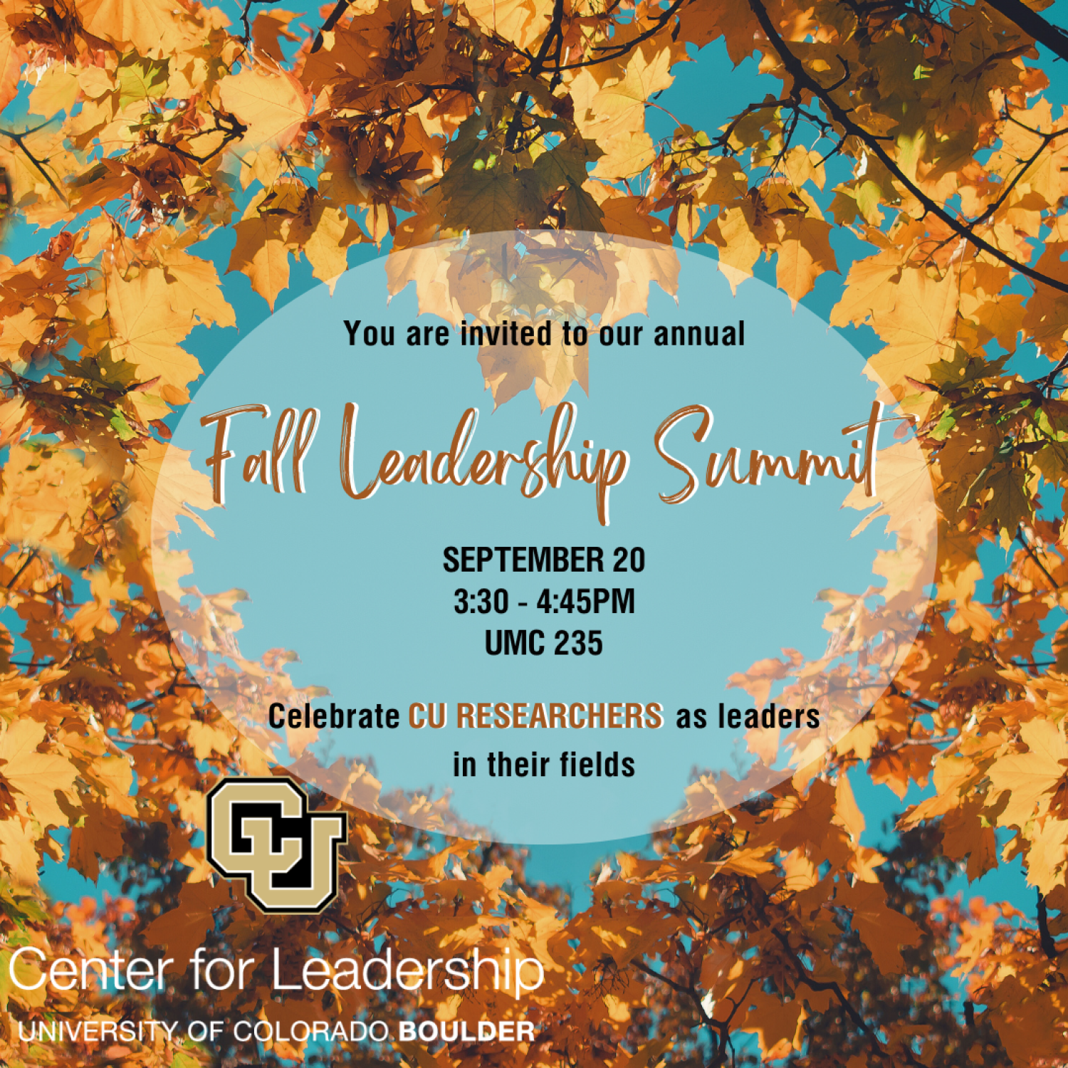 Fall Leadership Summit Poster