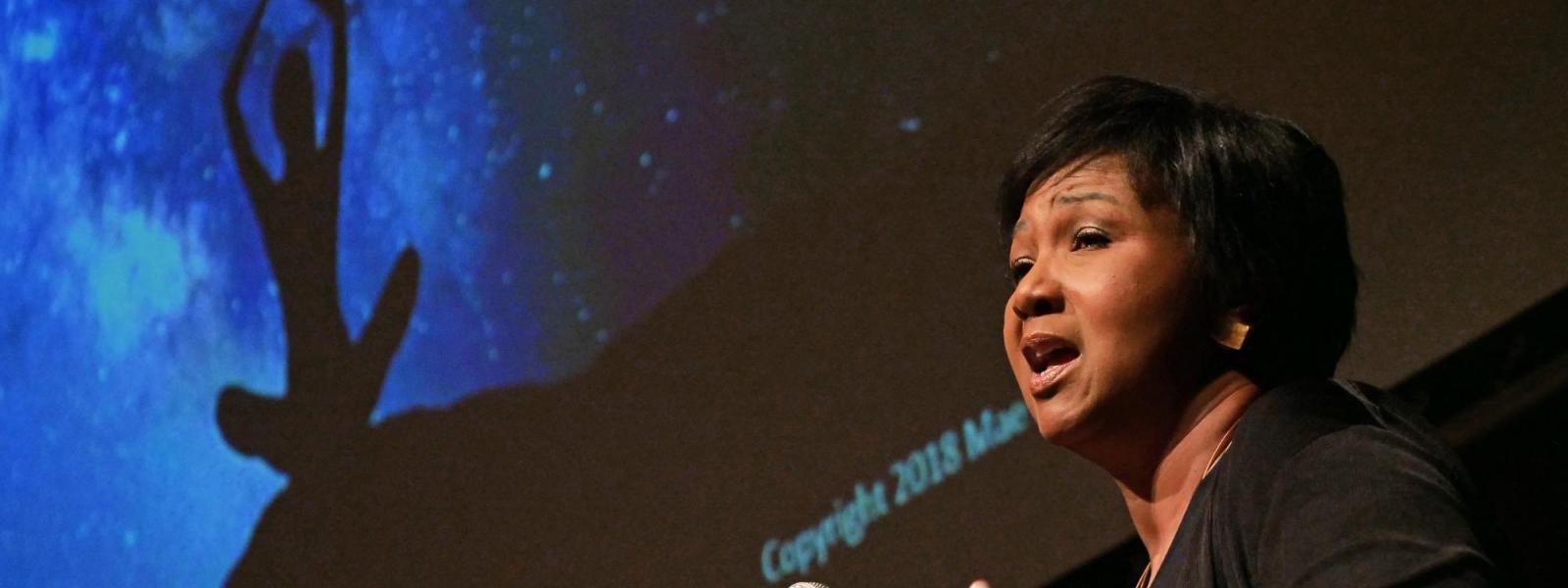 Dr. Mae Jemison speaking
