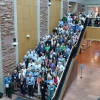 International Leadership Association Future Forward Summit attendees posing on a staircase