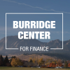 Burridge Center for Finance text over an image of the flatirons