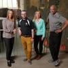 CU Student Recreation Center Associate Director of Recreation Programs Nicole LaRocque, Assistant Director of Guest Services and Strategic Planning Kyle Ginley, Associate Director of Events and Facility Operations Patty McConnell, and Director of Recreation Services Tony Price 