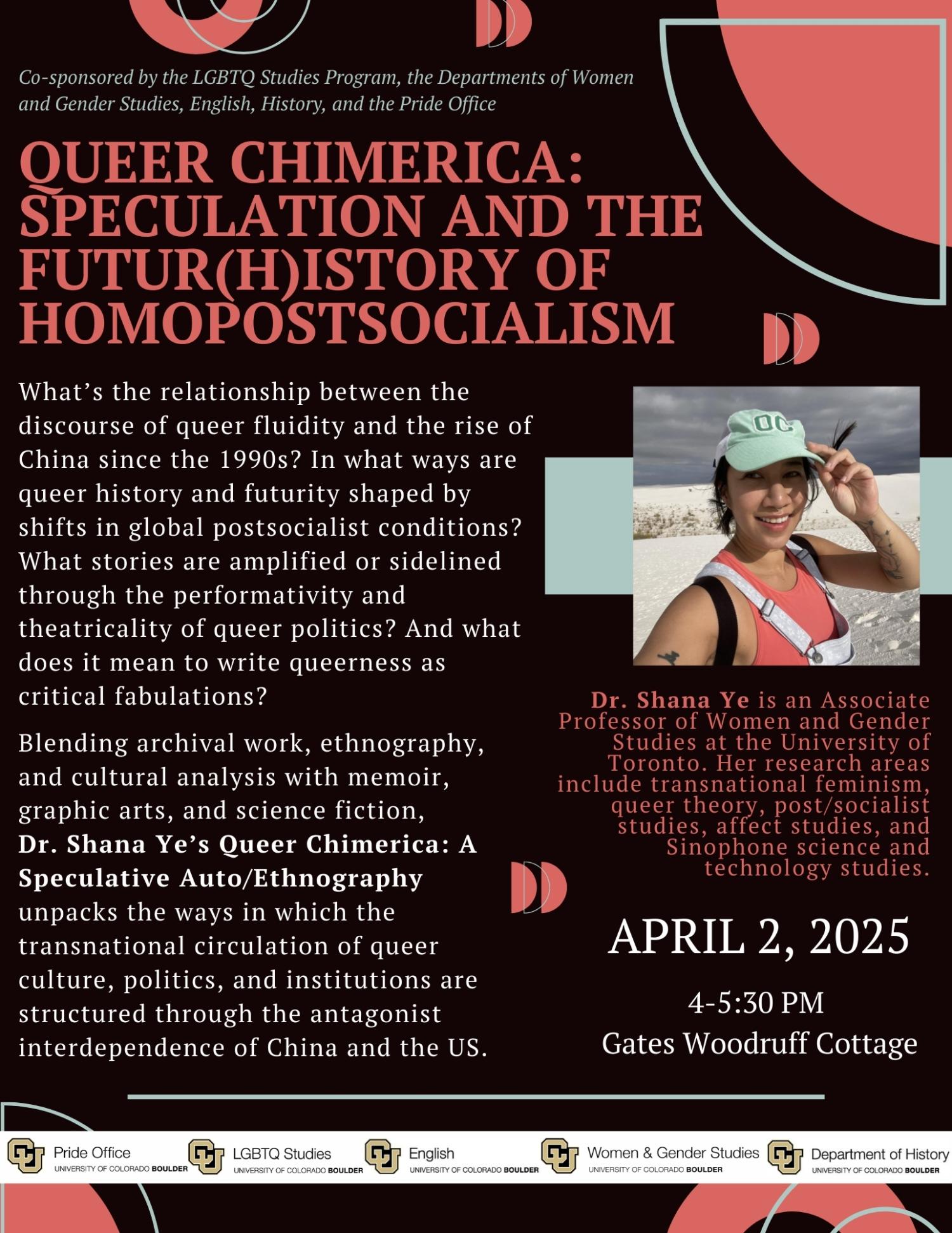 Queer Chimerica Event Flyer