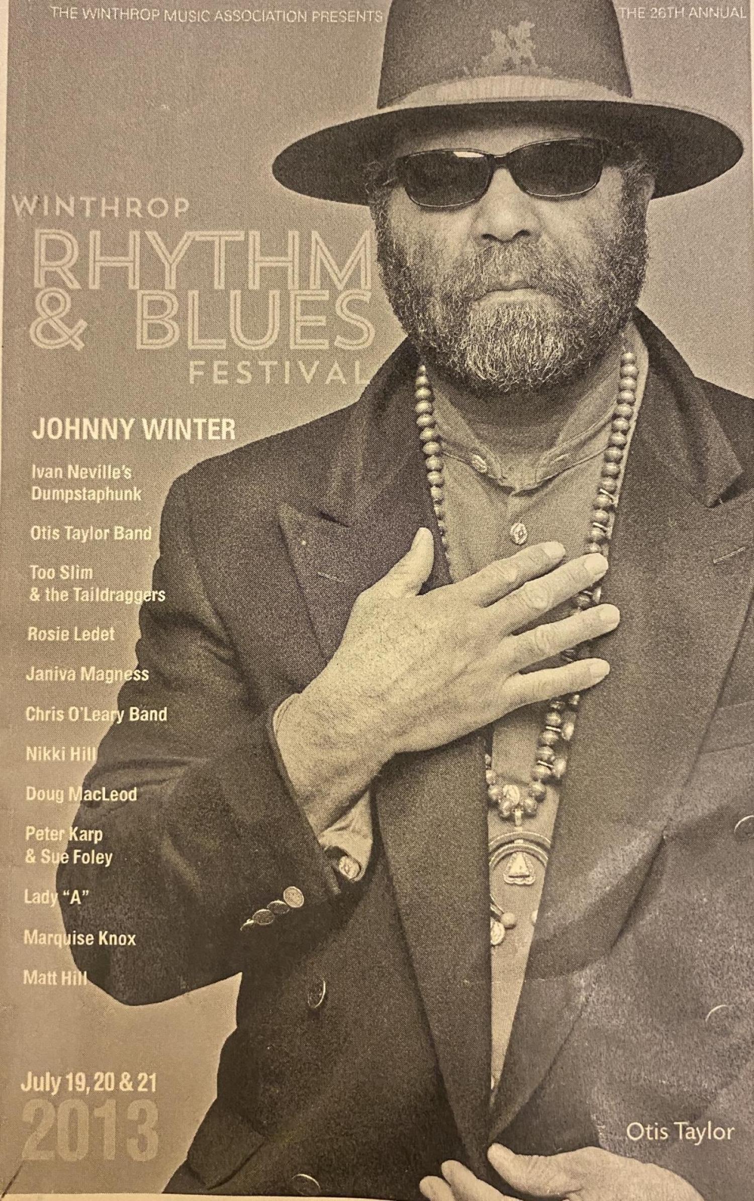 Winthrop Rhythm & Blues Festival featuring Otis Taylor Band