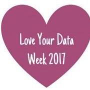 The Love Your Data Week heart logo.