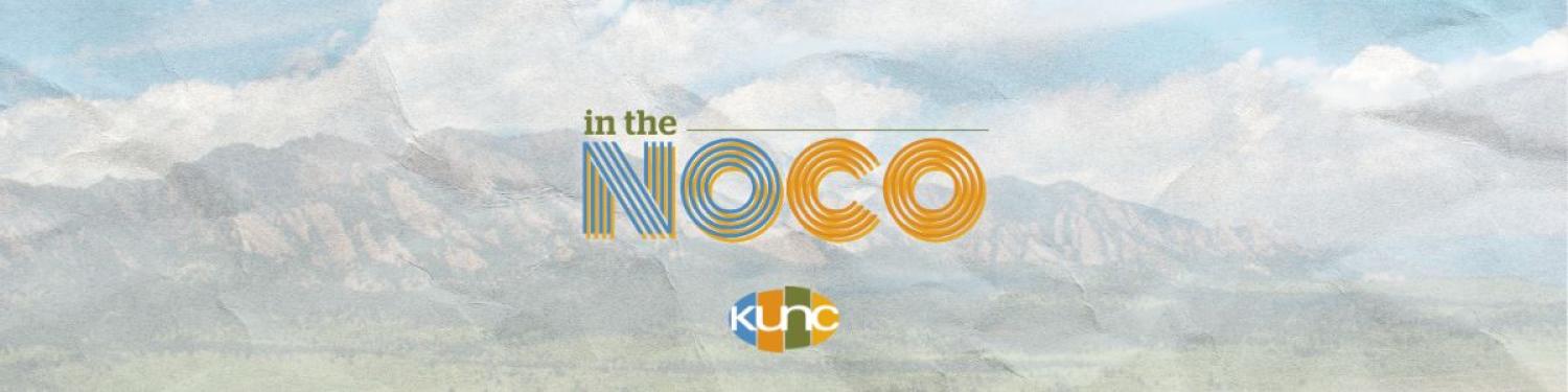 in the noco podcast cover with mountain background