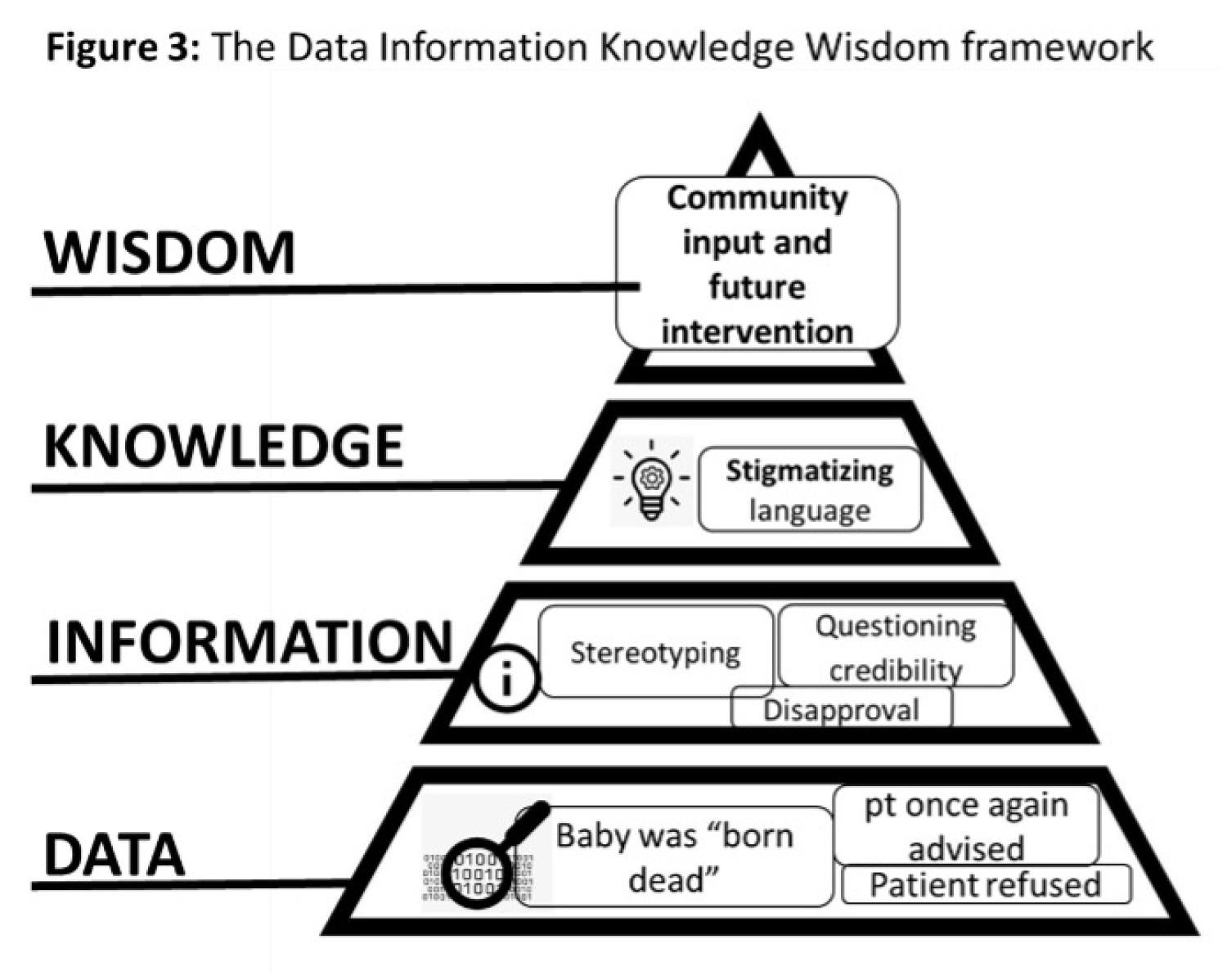 The Data Information Knowledge Wisdom Framework