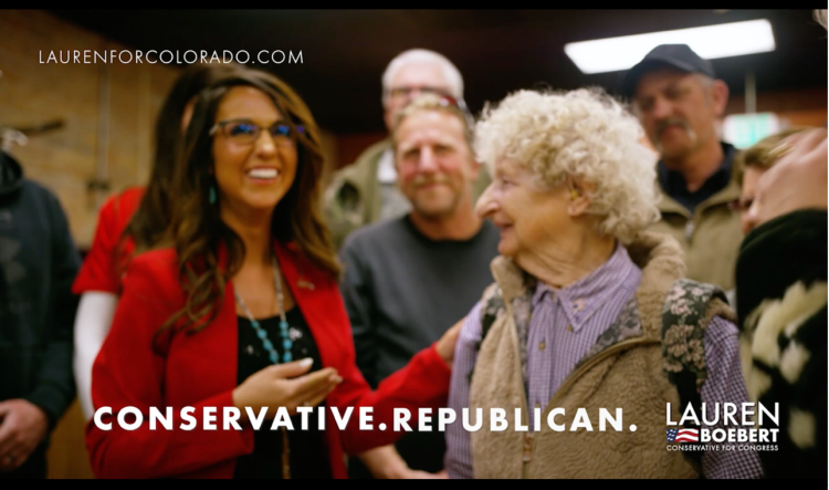 Figure 2. Screenshot from Lauren Boebert’s 2020 Congressional Campaign Ad