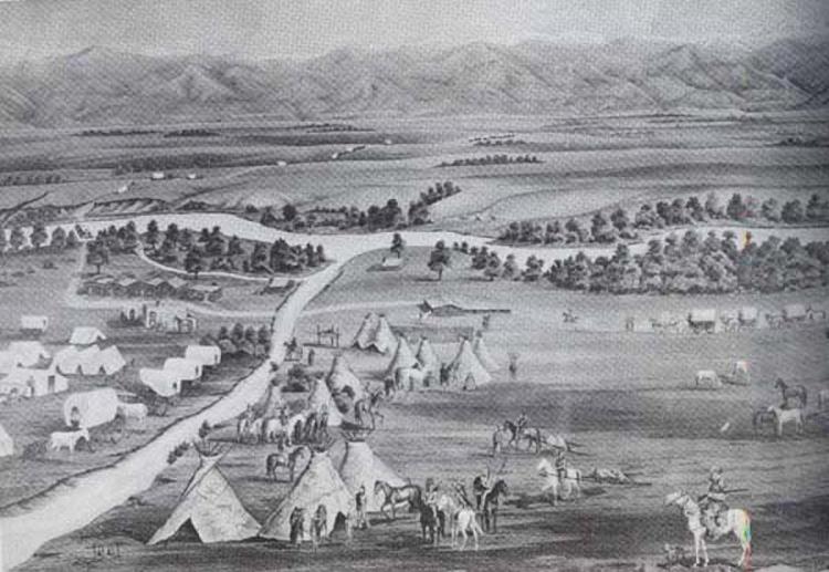 arapaho and goldminers