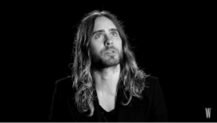 Jared Leto in Screen Tests, an interview series from W Magazine (2014)