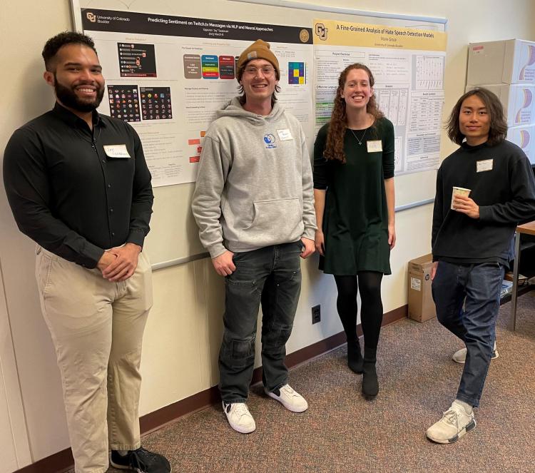 From left to right: Jay Seabrum, Cutter Dalton, Marie Grace, Wei-tung Liao