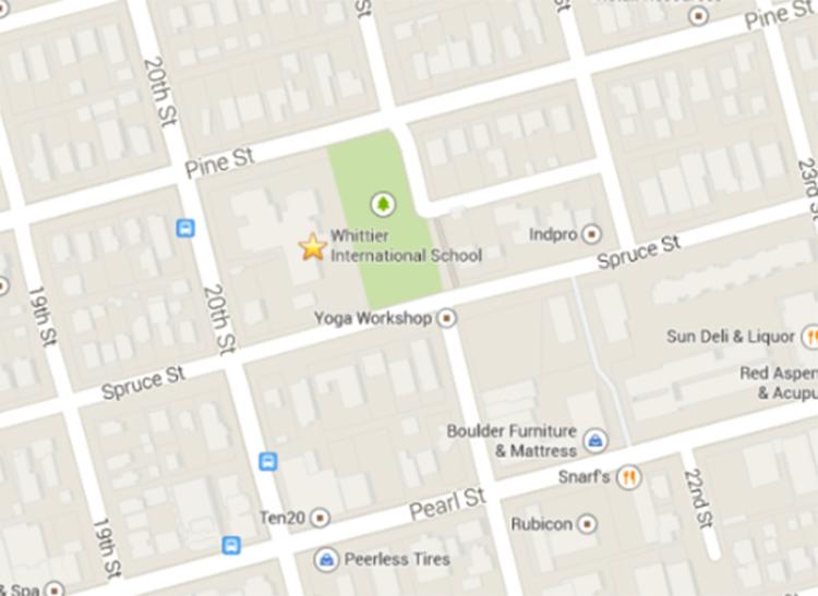 Whittier Map