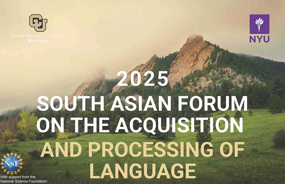 slide promoting the fall 2025 south asian language acquisition conference