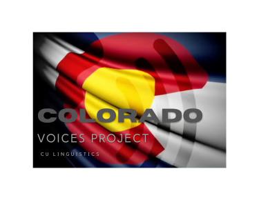 Colorado Voices Project