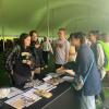 rain, jake and jamie at welcome fair
