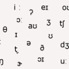 A collection of IPA symbols