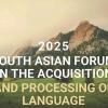 flyer promoting South Asian language acquisition conference at CU Boulder