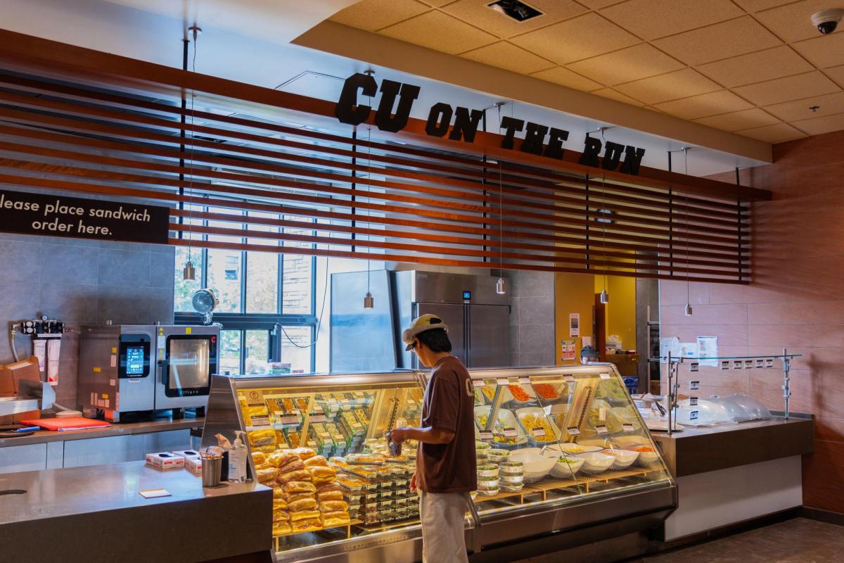 CU on the Run checkout counter