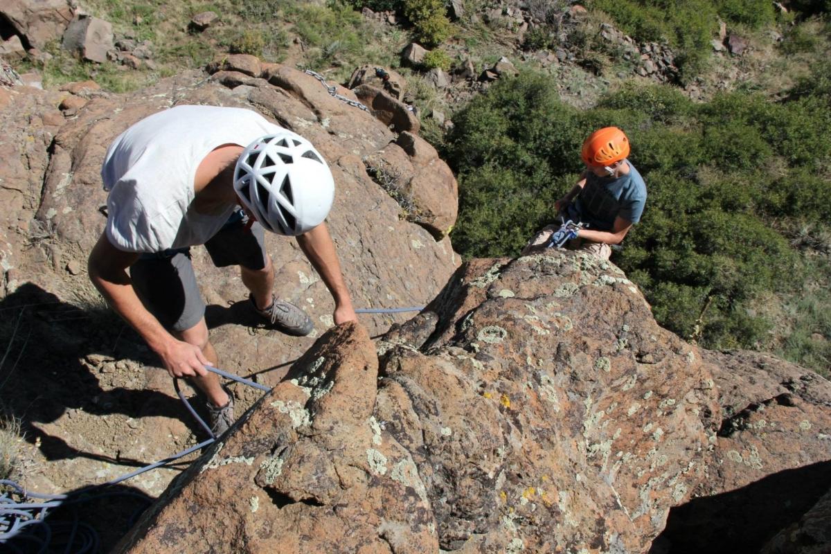 Outdoor climbing