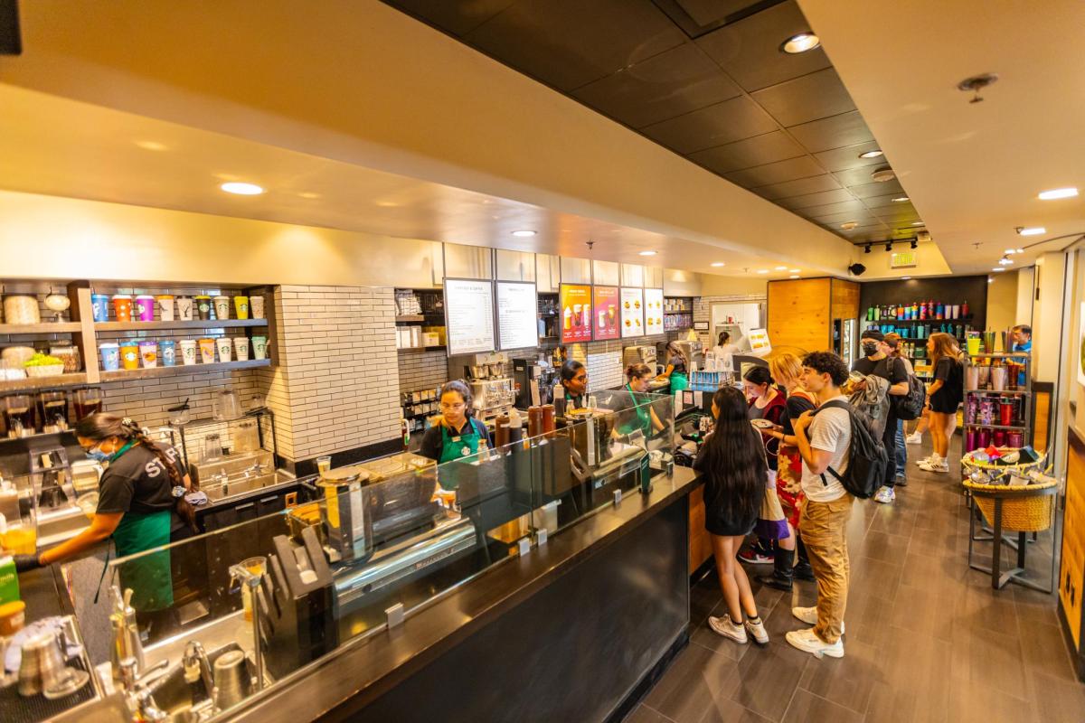 Starbucks ordering line