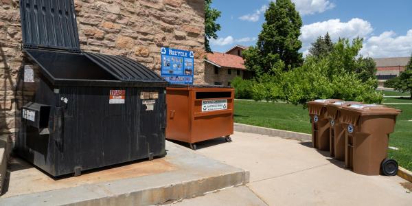 exterior waste bins