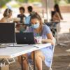 girl on computer