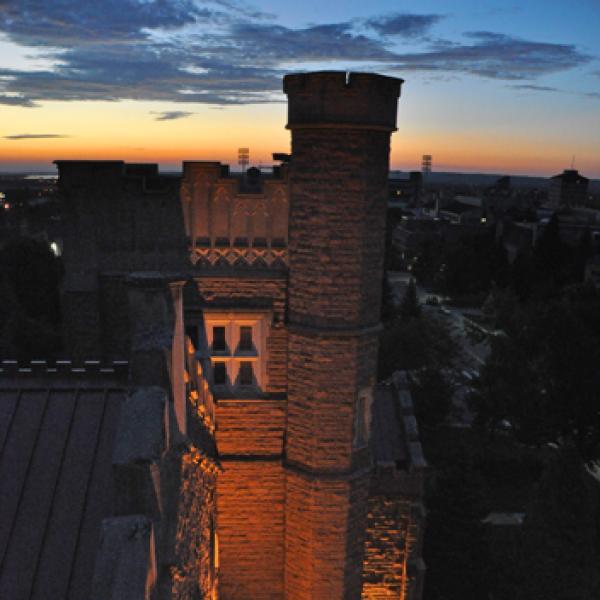 Macky facade at sunrise