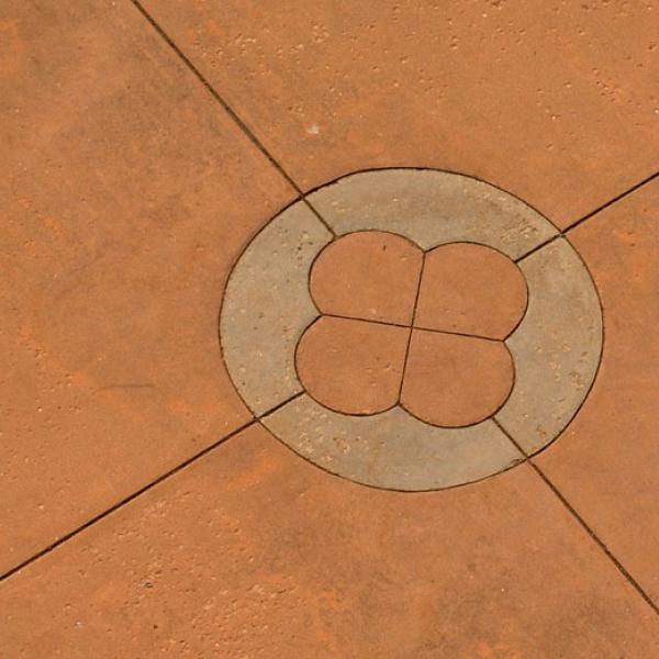Architectural detail: tile on Macky Terrace