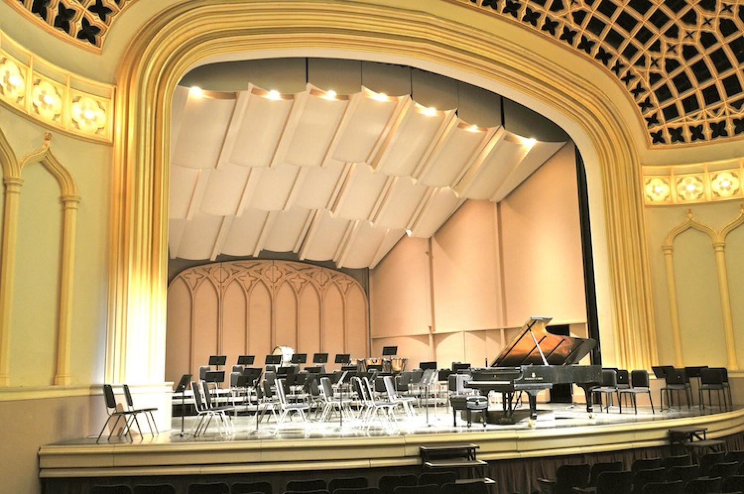 Seating Chart, Macky Auditorium Concert Hall