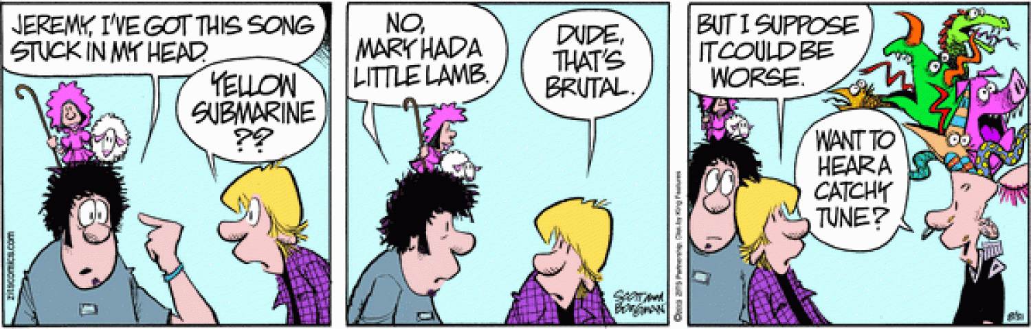 Comic: Song stuck in head