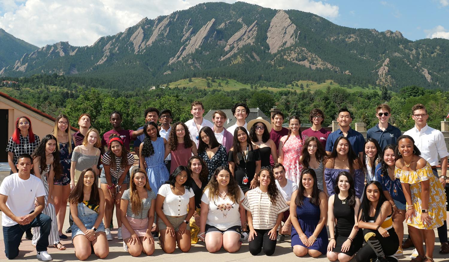 PEAC 2020 cohort posing for a group photo