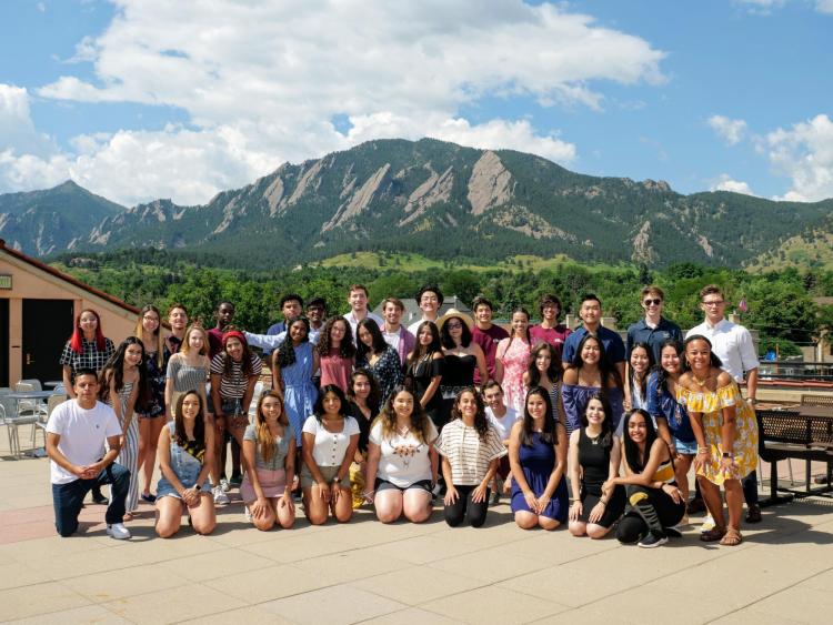 PEAC 2019 students for a group photo