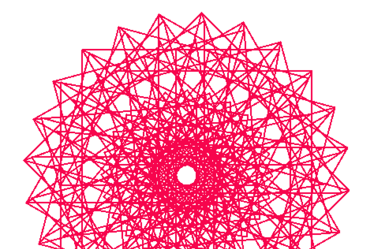 geometric walk on fibonacci numbers