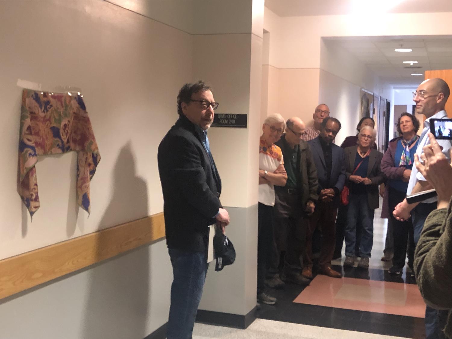 Unveiling Rebekka Struik's plaque